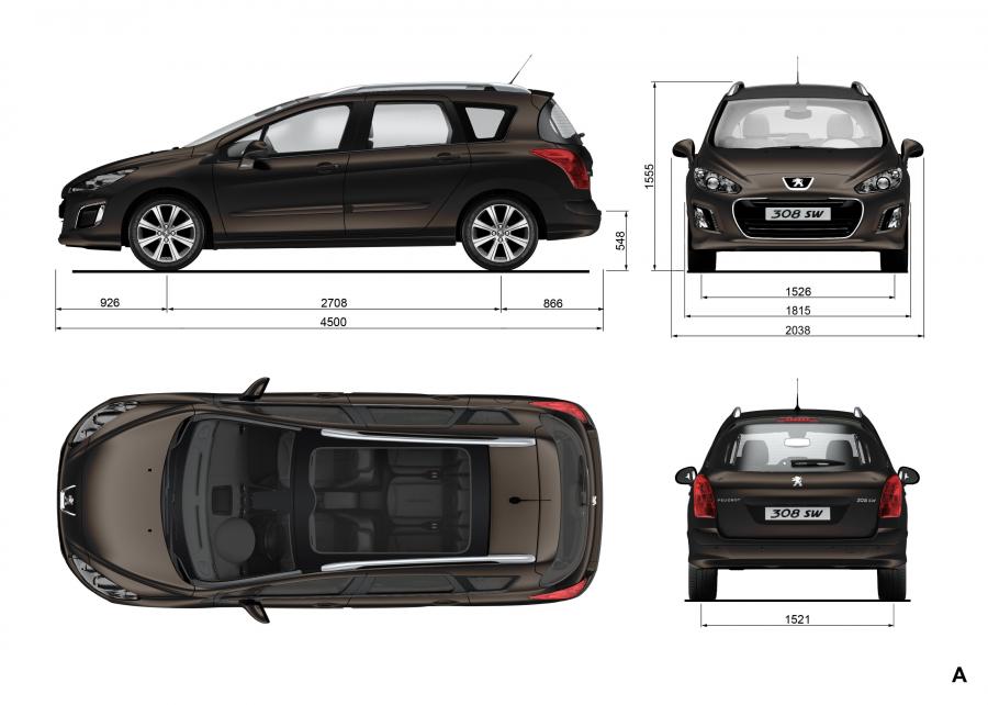  Peugeot 308 SW 2011 года  (фото 7 из 10)